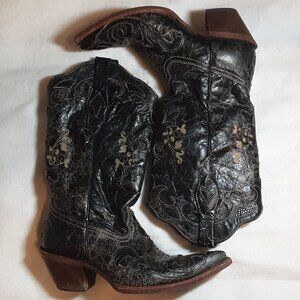 Corral Vintage Boots Black Size 8